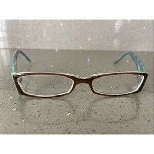 Takumi T9594 Rectangular EYEGLASSES FRAMES ONLY 52-16-135 10 Full Rim Brown Blue